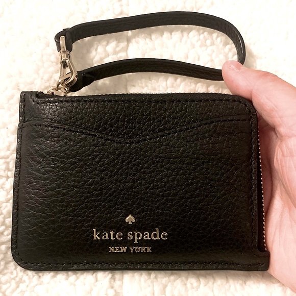 Kate Spade Black Leila Wristlet - Picture 3 of 6